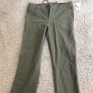 Army green cargo pants from Urban Outfitters